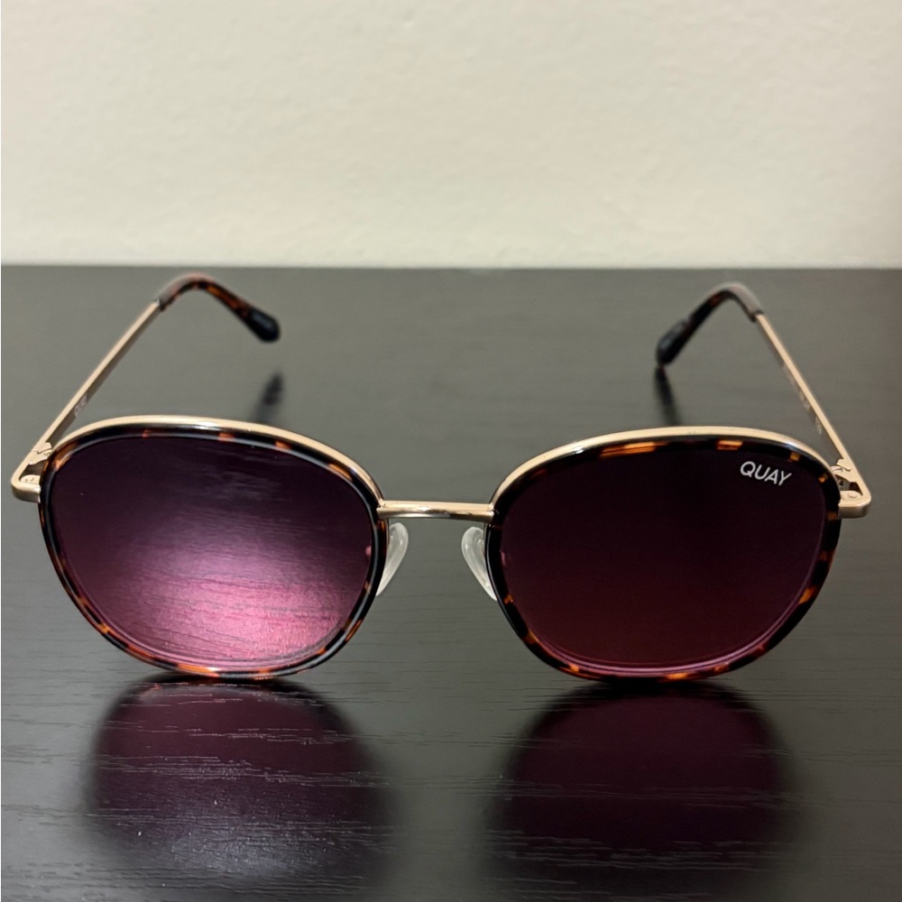 Quay Australia Tortoise and Purple Sunglasses
